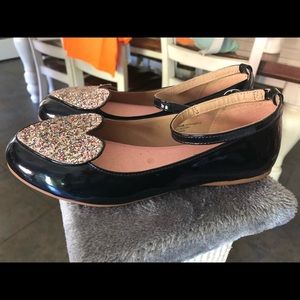 Hanna Anderson Black Patent Flats